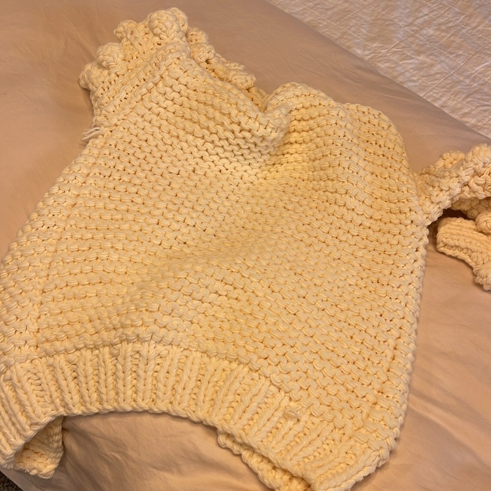 NWT Saachi Knit Cardigan with Bauble Sleeves - Picture 9 of 9